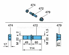 Wheelbolt SET ! SET \ 1358979 TRP