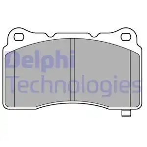 Тормозные колодки дисковые DELPHI LP3575