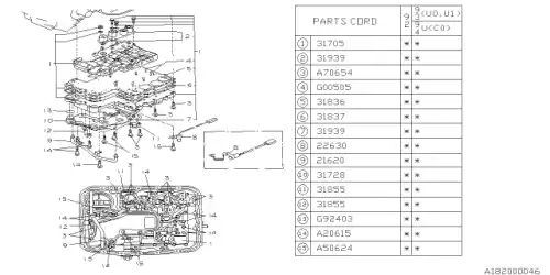 Фильтр АКПП SUBARU 31728AA010