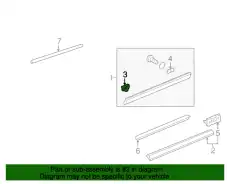 клипса молдинга\ Audi A8 & Quattro 94-03 4D0853825F VAG