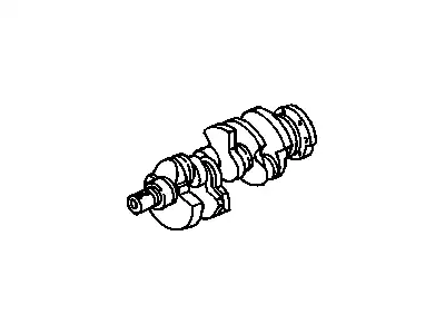 CRANKSHAFT, 12555637 CHEVROLET