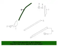 TRIM MOULDING 31699849 VOLVO