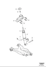 SHOCK ABSORBER 32269399 VOLVO
