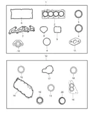 Прокладка ГБЦ JEEP 04777478