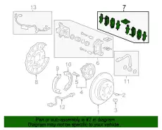 Тормозные колодки дисковые HONDA 43022TG7A00