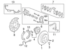 Тормозные колодки дисковые HONDA 43022TG7A00