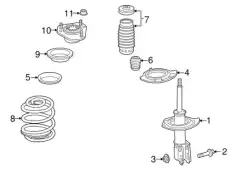 SHIELD,FRT SUSP STRUT 25874560 GMC