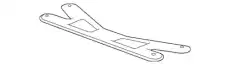 BRACE,DRIVETRAIN & FRT SUSP FRM 25928355 GMC