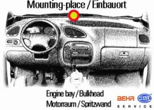 Вентилятор отопителя BEHR 8EW 009 100-681