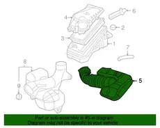 DUCT,A/CL OTLT(INCLS 13,21) 15272015 PONTIAC