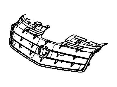 Решетка радиатора CADILLAC 25763160