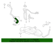 HOSE,F/TNK FIL 22622012 PONTIAC