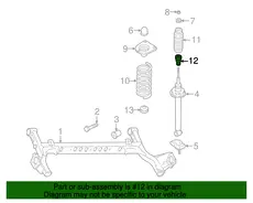 BUMPER,RR SUSP STRUT 22129486 PONTIAC