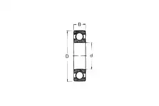 083 960 379 Подшипник генератора 6303 17x47x14 MONARK