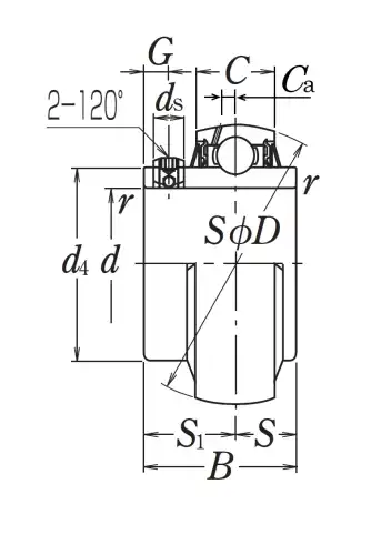 UC213D1 подшипник NSK
