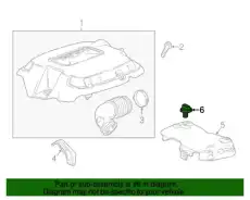 RETAINER,INT MANIF CVR 11570641 GMC
