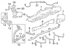 HARNESS,FUEL SDR WRG(3.115) 25897023 GMC