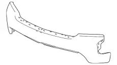 Усилитель бампера GM 84588804