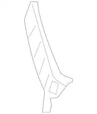 BASE, GARNISH 71152-T6Z-A00 HONDA
