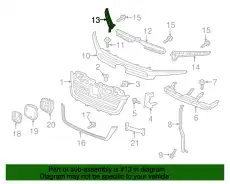 BASE, GARNISH 71152-T6Z-A00 HONDA