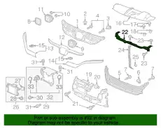 BEAM, CENTER (UPPER) 71160-THR-A00 HONDA