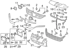 BEAM, CENTER (UPPER) 71160-THR-A00 HONDA