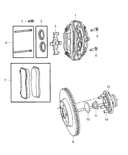 BEARING 68470270AA CHRYSLER