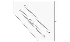 BLADE,WIPER-FRONT BDTT-67-330 MAZDA