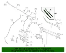 BLADE,WIPER-FRONT BDTT-67-330 MAZDA