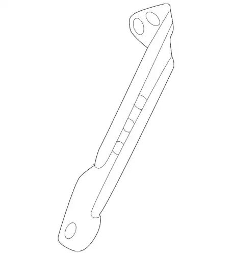 BRACKET-FRONT FENDER LOWER,LH F3161-5EFAA NISSAN