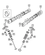 Распредвал CHRYSLER 68453781AA