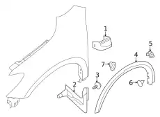 Подкрылок NISSAN 63848-1A40A