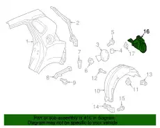 Подкрылок HONDA 74591-T5R-A10