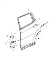 DOOR 68246269AB CHRYSLER