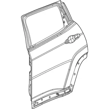 DOOR 68246269AB CHRYSLER