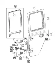 DOOR 68280998AD CHRYSLER