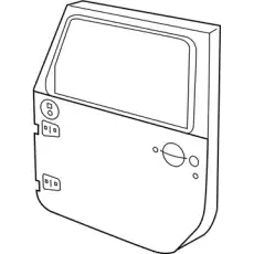 DOOR 68281910AO CHRYSLER