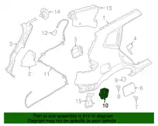 Подкрылок NISSAN 76804-2DZ0B