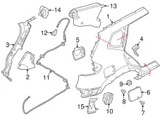 Подкрылок NISSAN 76804-2DZ0B