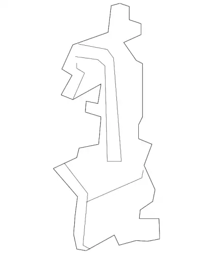 DUCT, L- FR- 71107-T5R-A00 HONDA