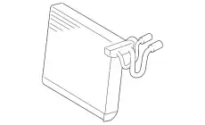 EVAPORATOR ASSY-COOLER 27280-1EA5B NISSAN