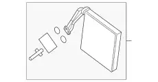 EVAPORATOR ASSY-FRONT 27280-9UC0B NISSAN