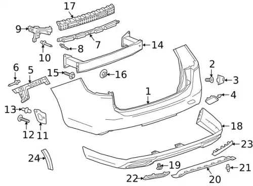 FASCIA PKG 39215180 GM