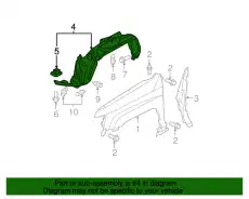 Подкрылок HONDA 74151-SJC-A50