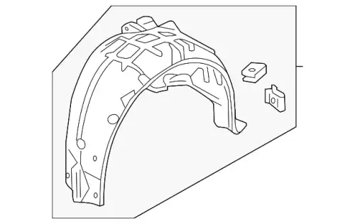 Подкрылок HONDA 74552-TBG-A00