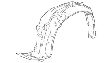 Подкрылок HONDA 74150-T3V-A01
