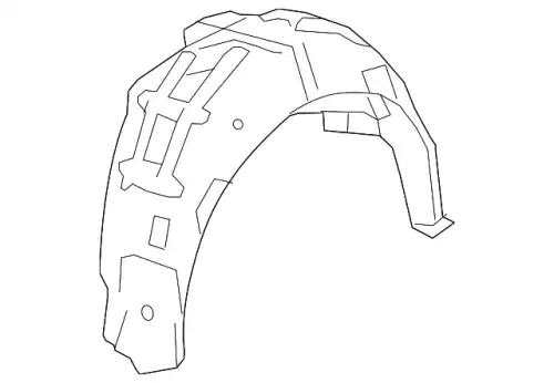 Подкрылок HONDA 74590-T3L-A02