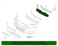 Решетка радиатора NISSAN 62090-5EE5D