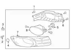 Фара противотуманная HONDA 33952-TK6-A51