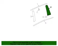 GARNISH ASSY-, R- 72935-THR-A11 HONDA